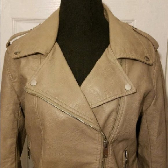 Romeo & Juliet Couture Faux Leather Moto Jacket - Picture 2 of 10